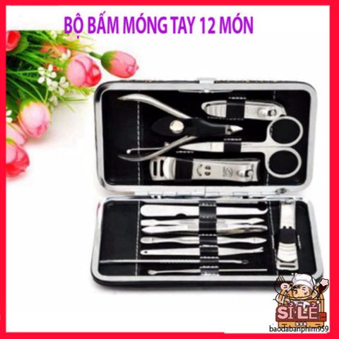Bộ Kìm Đa Năng 12 Món – Dụng Cụ Chăm Sóc Móng Tay, Chân Cao Cấp, Tiện Lợi, Thiết Kế Đẹp, Chất Liệu Bền Bỉ, Phù Hợp Mọi Nhu Cầu Chăm Sóc Cá Nhân