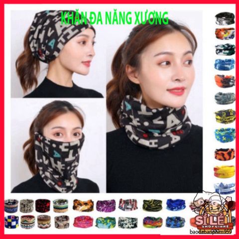 Khăn Phượt Đazí Đa Chức Năng Chống Nắng và Bụi - Phụ Kiện Thời Trang Nhiều Màu Sắc Hình Xương Đầu Lâu Cho Chuyến Đi Thú Vị