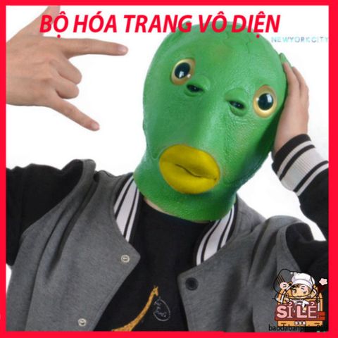Mặt Nạ Silicone Ếch Xanh Phong Cách Hacker Độc Đáo - Phụ Kiện Tiệc Hóa Trang Siêu Đáng Yêu Cho Người Lớn