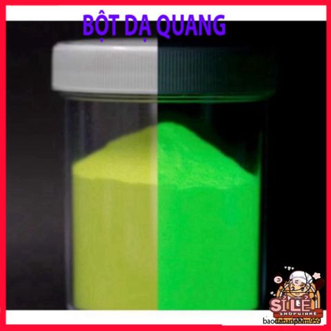 Bột Dạ Quang Vàng Chanh 40g - Trường Thịnh Epoxy Phát Sáng Trong Bóng Tối, Tạo Hiệu Ứng Nghệ Thuật Độc Đáo Cho DIY