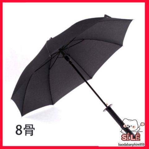 Ô Dù Katana Cán Giả Kiếm Nhật - Phong Cách Samurai Đen, Chống Nắng Mưa, Phụ Kiện Thời Trang Cá Tính, Duy Nhất và Sang Trọng