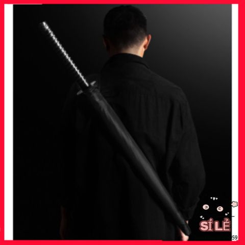 Ô Dù Katana Cán Giả Kiếm Nhật - Phong Cách Samurai Đen, Chống Nắng Mưa, Phụ Kiện Thời Trang Cá Tính, Duy Nhất và Sang Trọng