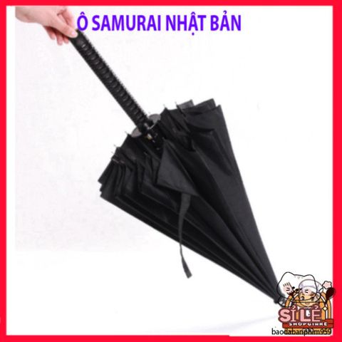 Ô Dù Katana Cán Giả Kiếm Nhật - Phong Cách Samurai Đen, Chống Nắng Mưa, Phụ Kiện Thời Trang Cá Tính, Duy Nhất và Sang Trọng
