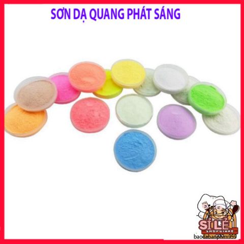 Bột Dạ Quang Mịn 10gr - Trang Trí Sa Bàn, Tiểu Cảnh, DIY Phát Sáng Huyền Diệu, Màu Sắc Độc Đáo cho Không Gian Sống
