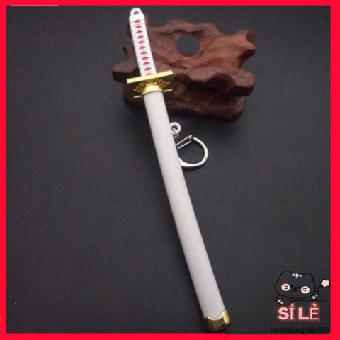 Móc Khóa Kiếm Katana Zoro One Piece - Kim Loại Titan Chống Gỉ, Quà Tặng Độc Đáo Cho Fan Anime