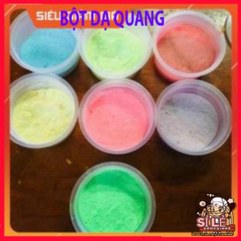 Bột Dạ Quang 5GRAM - Phát Sáng Huỳnh Quang cho Nghệ Thuật và Trang Trí - Màu Sắc Rực Rỡ, Dễ Sử Dụng, Không Tan trong Nước