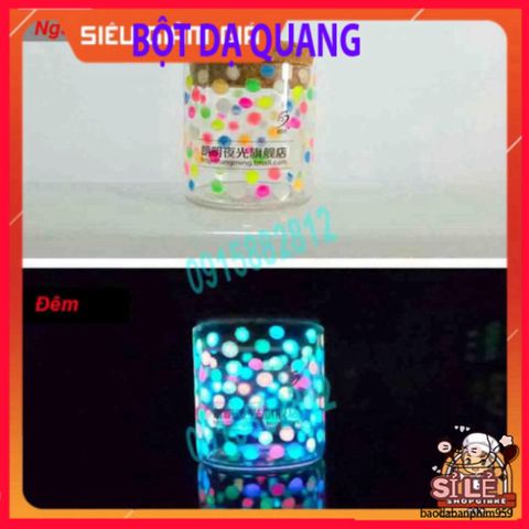Bột Dạ Quang 5GRAM - Phát Sáng Huỳnh Quang cho Nghệ Thuật và Trang Trí - Màu Sắc Rực Rỡ, Dễ Sử Dụng, Không Tan trong Nước