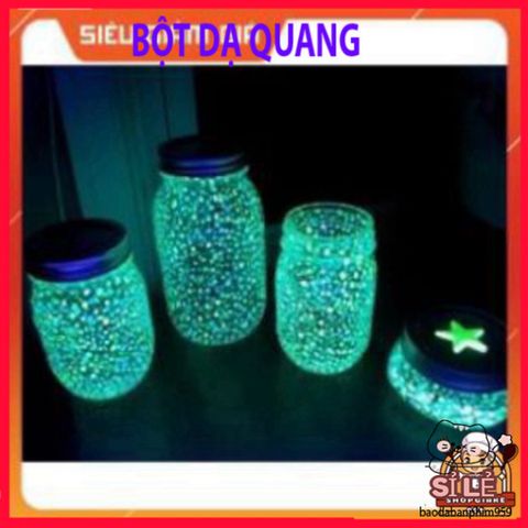 Bột Dạ Quang 5GRAM - Phát Sáng Huỳnh Quang cho Nghệ Thuật và Trang Trí - Màu Sắc Rực Rỡ, Dễ Sử Dụng, Không Tan trong Nước