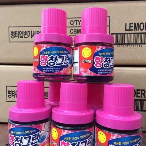 (Combo 02) Lọ Thả Bồn Cầu Hàn Quốc Khử Mùi Thủy Tinh - Hương Thơm Tự Nhiên Cho Nhà Vệ Sinh Sạch Mát