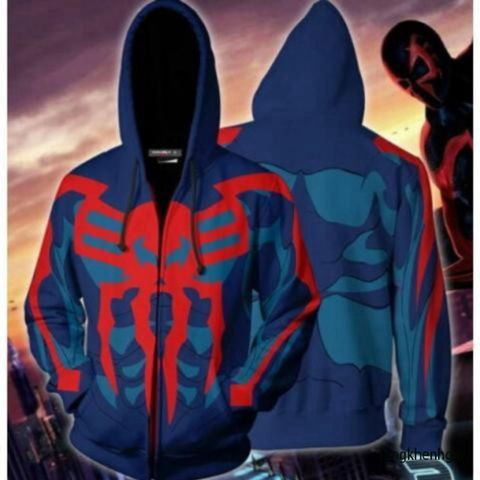 Áo Khoác 3D Hình Siêu Anh Hùng Spider-Man Marvel - Phong Cách Độc Đáo Có Mũ, Kích Thước Lớn cho Fans  Marvel