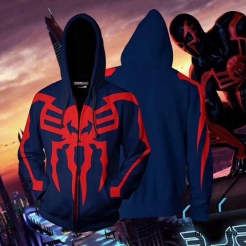 Áo Khoác 3D Hình Siêu Anh Hùng Spider-Man Marvel - Phong Cách Độc Đáo Có Mũ, Kích Thước Lớn cho Fans  Marvel