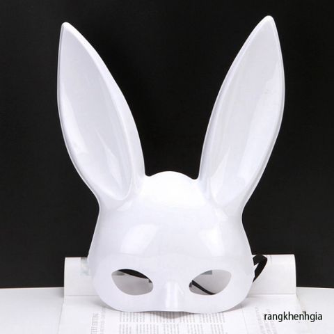 Mặt Nạ Thỏ Bunny Tai Dài - Phụ Kiện Thời Trang Cho Tiệc Hóa Trang Halloween và Trung Thu, Độc Đáo và Quyến Rũ