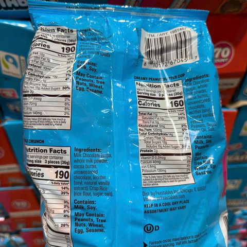 Socola Feastable MrBeast 909g - Hương vị Socola Sữa, Crunch Giòn, và Bơ Đậu Phộng Mịn - Healthy Treat Tuyệt Vời!