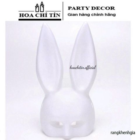 Mặt Nạ Thỏ Bunny Tai Dài Dễ Thương - Phụ Kiện Hóa Trang Halloween, Ăn Mừng và Biểu Diễn Nghệ Thuật - Phiên Bản 2024