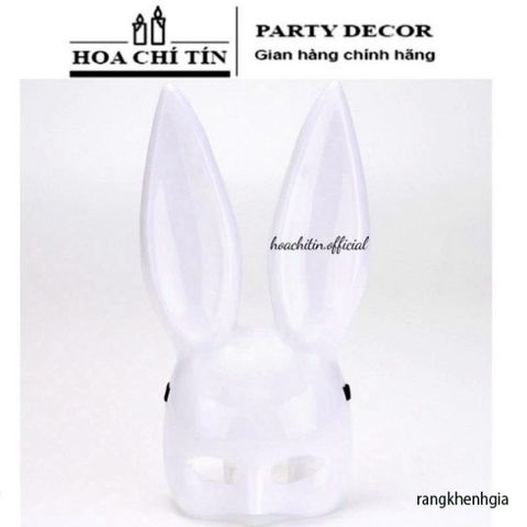 Mặt Nạ Thỏ Bunny Tai Dài Dễ Thương - Phụ Kiện Hóa Trang Halloween, Ăn Mừng và Biểu Diễn Nghệ Thuật - Phiên Bản 2024