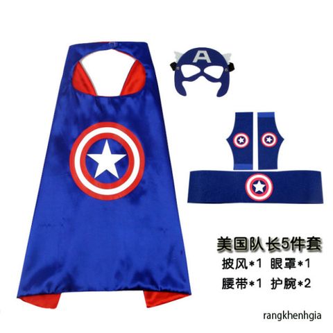 Áo Choàng Halloween Hai Lớp Ultraman Cho Trẻ Em - Trang Phục Siêu Anh Hùng Thú Vị cho Bé - Đạo Cụ Hóa Trang Chất Lượng Cao