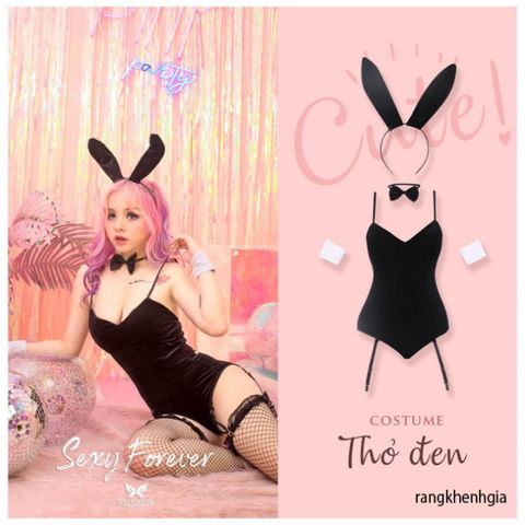 Mặt Nạ Cosplay Thỏ Sexy - Phụ Kiện Hóa Trang Độc Đáo Cho Halloween & Bữa Tiệc, Kiểu Dáng Quyến Rũ, Thể Hiện Cá Tính