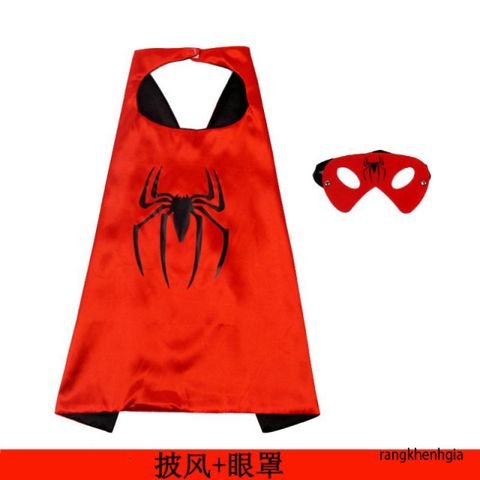 Bộ Trang Phục Hóa Trang Người Nhện Cho Trẻ Em - Áo Choàng, Găng Tay, Mặt Nạ & Đồ Chơi Bắn Đĩa - Quà Tặng Halloween Sáng Tạo
