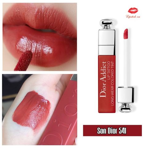 Son Kem Dior Addict Lip Tattoo 541 Natural Sienna - Đỏ Đất Sang Trọng Chính Hãng Pháp - Đối Tượng Đặc Biệt cho Phong Cách Tự Nhiên