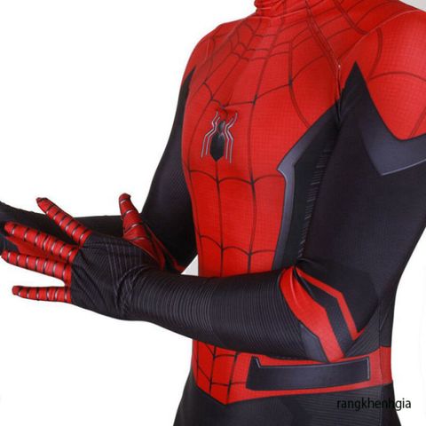 Bodysuit Hóa Trang Người Nhện Spider Man 3D Cho Trẻ Em - Đồ Siêu Anh Hùng Hóa Trang Halloween, Cosplay Dành Cho Bé Trai