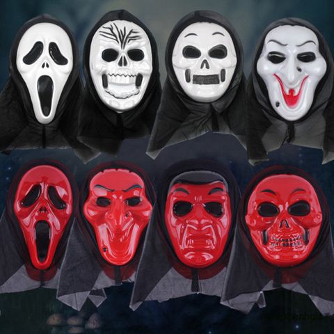 Mặt Nạ Halloween Hồn Ma Đầu Skull Toàn Mặt - Đồ Trang Trí Tiệc Hóa Trang An Toàn, Độc Đáo và ấn Tượng