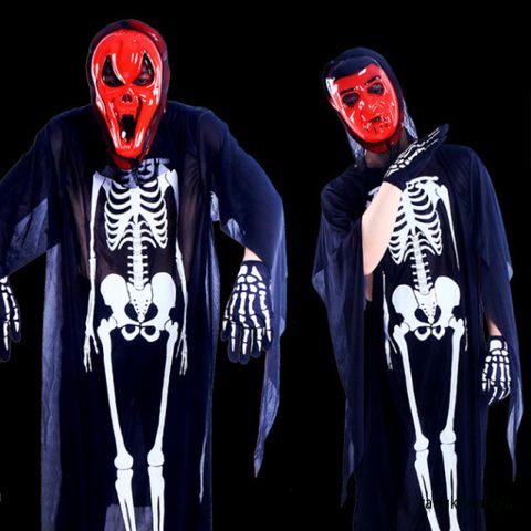 Mặt Nạ Halloween Hồn Ma Đầu Skull Toàn Mặt - Đồ Trang Trí Tiệc Hóa Trang An Toàn, Độc Đáo và ấn Tượng