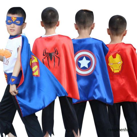 Áo Choàng Siêu Anh Hùng Marvel - Người Nhện, Hulk & Người Sắt - Trang Phục Hóa Trang Dành Cho Trẻ Em Trong Các Dịp Sinh Nhật & Sự Kiện Cosplay