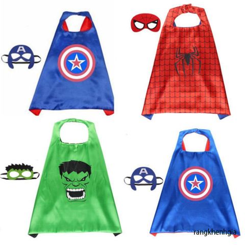 Áo Choàng Siêu Anh Hùng Marvel - Người Nhện, Hulk & Người Sắt - Trang Phục Hóa Trang Dành Cho Trẻ Em Trong Các Dịp Sinh Nhật & Sự Kiện Cosplay