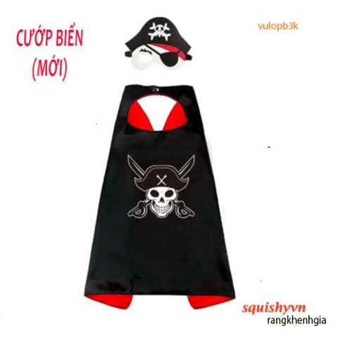 Bộ Hóa Trang Hải Tặc Đen Kèm Mặt Nạ Lụa Satin Cho Bé - Trang Phục Siêu Anh Hùng Thú Vị Dành Cho Bé Trai, Bé Gái Hóa Đám Tiệc Sinh Nhật, Halloween