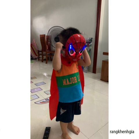 Bộ Đồ Chơi Nhập Vai Siêu Anh Hùng Avenger - Người Nhện, Khổng Lồ Xanh, Người Sắt, Đội Trưởng Mỹ - Phụ Kiện Vui Chơi Cho Trẻ Em