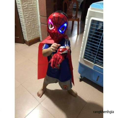 Bộ Đồ Chơi Nhập Vai Siêu Anh Hùng Avenger - Người Nhện, Khổng Lồ Xanh, Người Sắt, Đội Trưởng Mỹ - Phụ Kiện Vui Chơi Cho Trẻ Em