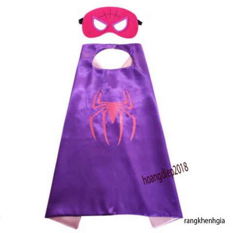 Bộ Áo Choàng HẢI TẶC Trắng Đen Kèm Mặt Nạ Satin Cho Bé - Hóa Trang Siêu Anh Hùng Marvel, Quà Tặng Sinh Nhật Sáng Tạo