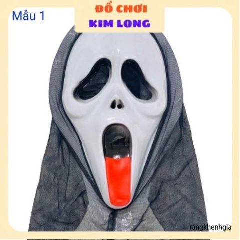 Set Áo Choàng Bộ Xương 3 Món có Nón Găng Tay Mặt Nạ - Trang Phục Hóa Trang Halloween cho Trẻ Em và Người Lớn