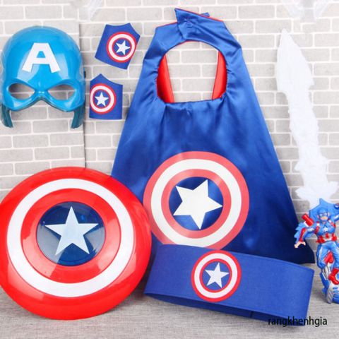 Bộ Trang Phục Siêu Nhân Marvel Cho Bé Kèm Mặt Nạ và Phụ Kiện - Đồ Chơi Sáng Tạo Cho Trẻ Em, Quà Tặng Sinh Nhật Thú Vị.