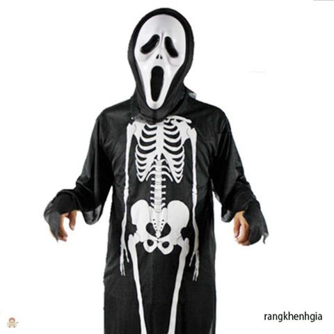Mặt Nạ Halloween Đầu Skull Cho Trẻ Em - 11 Kiểu Kinh Dị và Hài Hước Cho Cosplay, Phụ Kiện Tiệc Tùng Rùng Rợn
