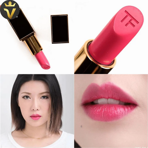 Son Tom Ford Lip Color Màu 08 Flamingo Hồng Dâu Chính Hãng - Chất Son Mịn, Độ Bền Cao, Lựa Chọn Hoàn Hảo Cho Mọi Dịp Tiệc