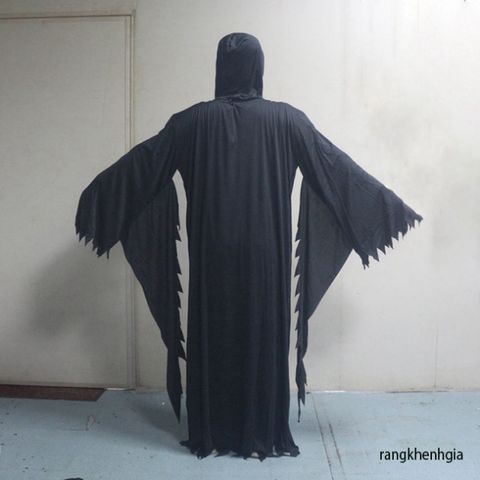 Mặt Nạ Hood Ma Đen Halloween Scream - Phụ Kiện Kinh Dị Độc Đáo Cho Hóa Trang và Tiệc Hóa Trang