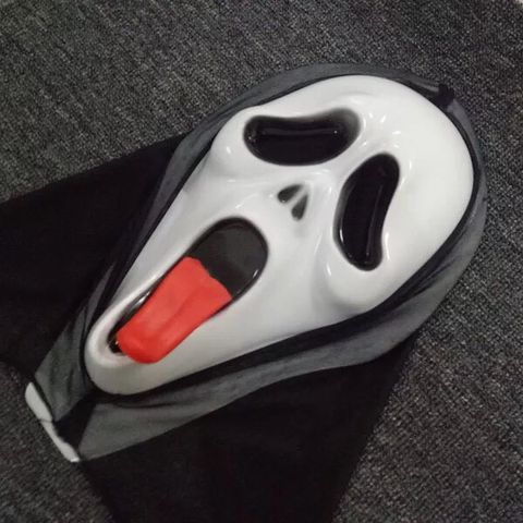 Mặt Nạ Ghosteam Tử Thần Thè Lưỡi - Phụ Kiện Thời Trang Halloween Nghệ Thuật Hóa Trang Cosplay Chất Lượng Cao