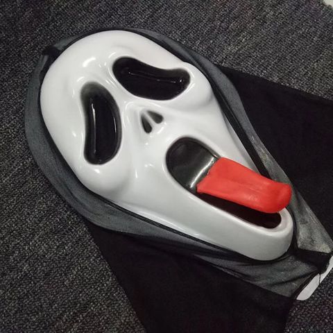 Mặt Nạ Ghosteam Tử Thần Thè Lưỡi - Phụ Kiện Thời Trang Halloween Nghệ Thuật Hóa Trang Cosplay Chất Lượng Cao