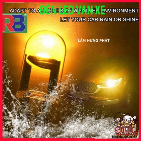Đèn LED T10 Sáng Rực Rỡ - Bóng LED Lắp Đặt Cho Đồng Hồ, Xi Nhan, Xe Máy, Ô Tô, Nắp Van - Ánh Sáng Đa Dạng Màu Sắc