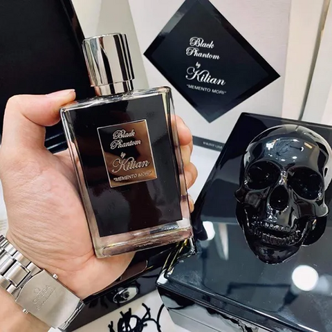 Combo Nước Hoa Kilian Black Phantom Memento Mori 50ml + Son Hermès Rouge Mat 64 Casaque Chính Hãng - Bộ Quà Tặng Tuyệt Đẹp Cho Phái Đẹp