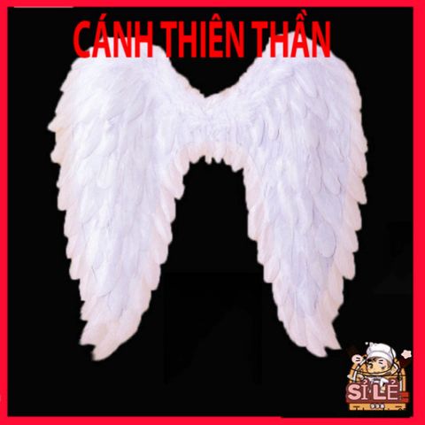 Bộ Cánh Thiên Thần Lông Vũ Trắng - Phụ Kiện Dễ Thương Cho Trẻ Em Và Người Lớn - Hoàn Hảo Cho Tiệc Hóa Trang và Lễ Hội