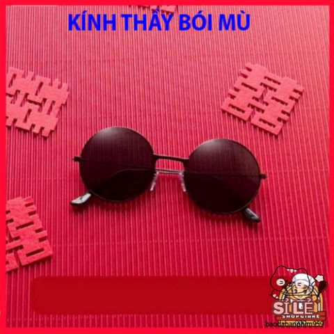 Kính Mắt Thầy Tướng Đen D182 - Kính Nobita Tròn Thời Trang, Phong Thủy, Phụ Kiện Độc Đáo Cho Người Yêu Thích Chất Liệu Thời Thượng