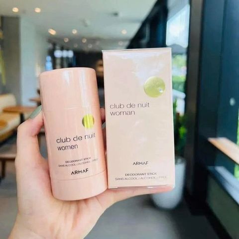 Lăn Khử Mùi Nữ Armaf Club De Nuit 75g - Hương Trái Cây Tươi Mát, Khử Mùi Hiệu Quả, Duy Trì Sự Tự Tin Suốt Ngày
