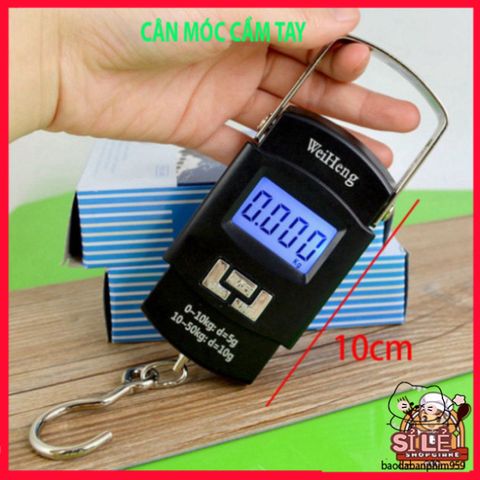 Cân điện tử xách tay WHG50 50kg - Cân móc cầm tay tiện lợi cho du lịch và chợ, thiết kế gọn nhẹ, độ bền cao