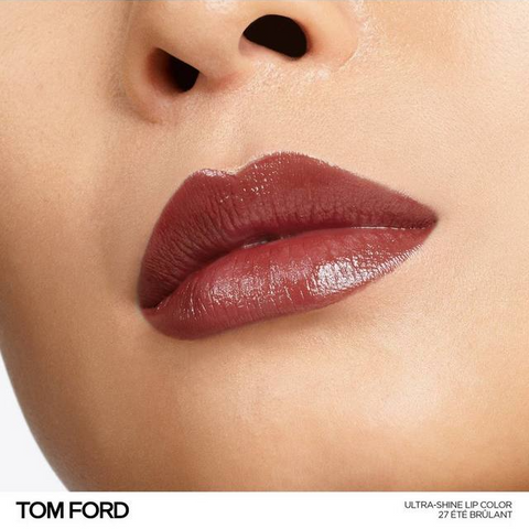 Son Lì Tom Ford TF Ultra-Shine Lip Color 27 Ete Brulant - Màu Đỏ Gạch Sang Trọng, Bền Màu, Quyến Rũ cho Phụ Nữ
