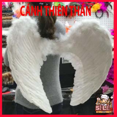 Cánh Cụp Cưng Cosplay Halloween - Phụ Kiện Lễ Hội Lông Vũ Độc Đáo Cho Người Lớn & Trẻ Em - Trắng/Đen/Đỏ/Hồng