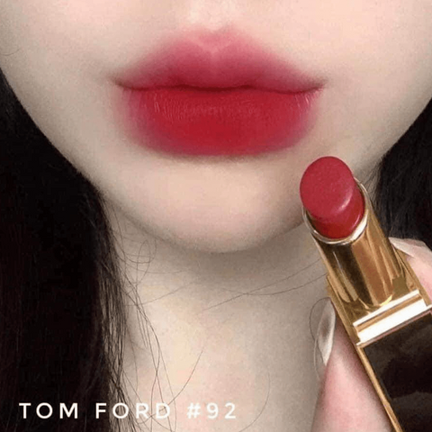 Son Tom Ford Lip Color Satin Matte 92 Charmed - Màu Đỏ Cherry Cao Cấp Chính Hãng, Sang Trọng, Dưỡng Ẩm Môi, Phù Hợp Mọi Lứa Tuổi