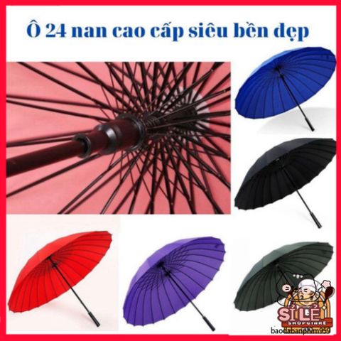 Ô Dù 24 Nan Cao Cấp Siêu Nhẹ - Dù Chống Nắng Mưa Thời Trang Dễ Dùng, Thiết Kế Gọn Nhẹ, Chất Liệu Cao Cấp, Bảo Vệ UV