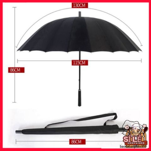Ô Dù 24 Nan Cao Cấp Siêu Nhẹ - Dù Chống Nắng Mưa Thời Trang Dễ Dùng, Thiết Kế Gọn Nhẹ, Chất Liệu Cao Cấp, Bảo Vệ UV